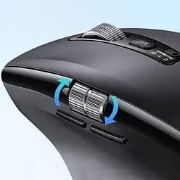 Мишка UGREEN 2.4GHz&BT M751 Ergonomic Contoured-Shape, бездротова, 5000dpi., 5кн., Чорна (45792) - мініатюра 2