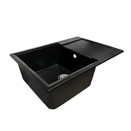 Кухонная мойка Adamant HORIZON MEDIUM антрацит 700x500x230 мм, с крылом 70 см