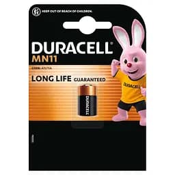Батарейка Duracell MN11 6V спеціальна лужна, A11 / 11A, 1 шт. в упаковці (5007387)