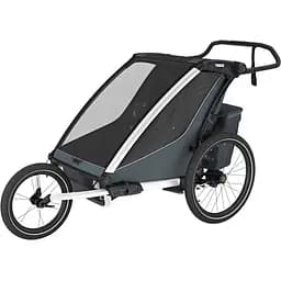 Дитяча коляска Thule Chariot Cross 2 Double (Dark Slate) (TH 10201035) - мініатюра 2