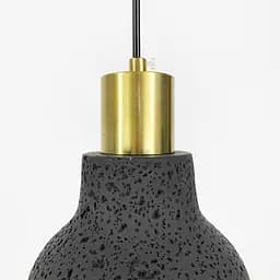 Підвіс Terrazzo Toco із чорним бетонним плафоном в стилі Ар-деко Line.F MJ 167/1 BK - мініатюра 7