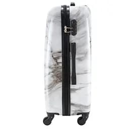 Валіза середня Semi Line 24 дюйми (M) дюйми (M) Polycarbonate/ABS-Plastic White Marble (T5731-2) - мініатюра 5