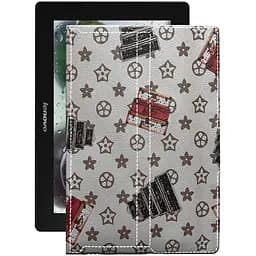 Чехол StatusCASE из экокожи для планшета Lenovo Idea Pad S6000h Луи-Витон-белый