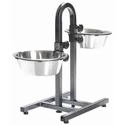 Стойка з мисками для собак Trixie 2 x 2,8 л / 24 см, h=43 см