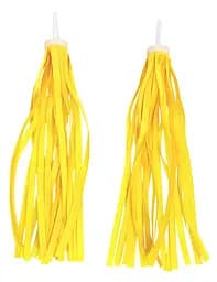 Ленты в руль детского велосипеда / самоката атласные однотонные желтый (G00019658)