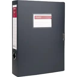 Папка-коробка на липучке Axent А4 60 мм сераяя (1760-03-A)