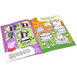 Розмальовка Перо Peppa Pig Супер-розмальовка червона (121620) - мініатюра 2