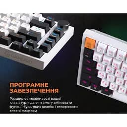 Клавіатура GamePro MK160W Red Switch White [121464] - мініатюра 13