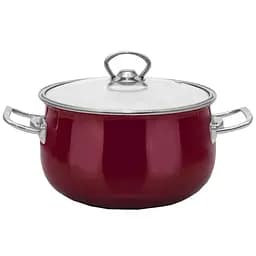 Кастрюля Idea Home Red с крышкой, 18 см, 2.9 л (6832885)