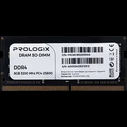 Оперативная память Prologix 8GB SODIMM DDR4 3200MHz (PRO8GB3200D4S)