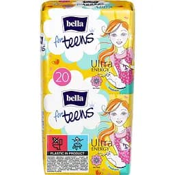 Гигиенические прокладки Bella for Teens Ultra Energy Silky Drai Deo Exotic Fruits 20 шт. 