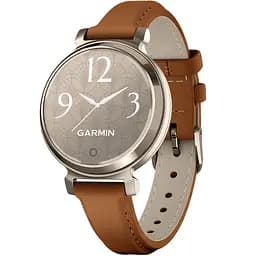 Смарт-годинник Garmin Lily 2 Cream Gold with Tan Leather Band (010-02839-60) - мініатюра 9