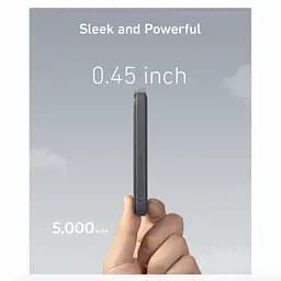 Зовнішній акумулятор (магнітний) Anker 621 Magnetic 5000mAh (A1610012) чорний - мініатюра 4