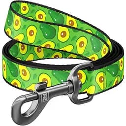 Повідець для собак Waudog Nylon нейлоновий, малюнок "Авокадо"