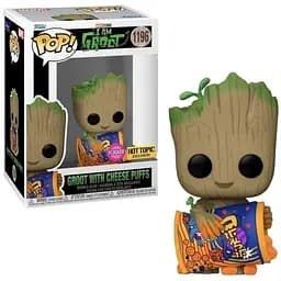 Фігурка Funko Pop Грут I am Groot Groot with Cheese Puffs 10 см FP IG G 1196