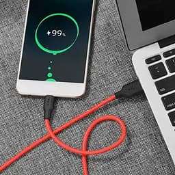 Кабель Hoco X21 USB для Type-C 1 м черный, красный