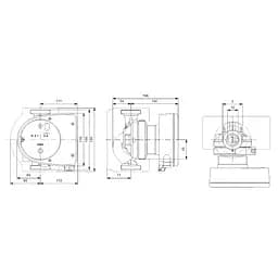 Циркуляційний насос Grundfos Magna1 32-60 N 180 (99221254) - мініатюра 2