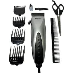 Професійна дротова машинка Domotec MS-3305 для стриження волосся з насадками