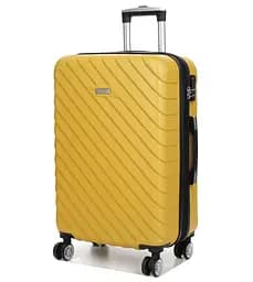 Валіза середня M ABS-пластик Madisson Snowball 03403 68х44х27см 68+13л Жовтий - мініатюра 1