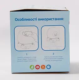 Іграшка розвиваюча Lindo для купання, блакитний (P 272) - мініатюра 4