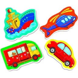 Дитячі пазли Baby puzzle Транспорт Vladi toys VT1106-96 - мініатюра 3