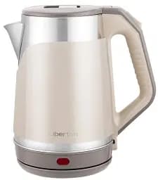 Електрочайник Liberton LEK-6823, Beige/Inox, 1500W, 1.8л, дисковий