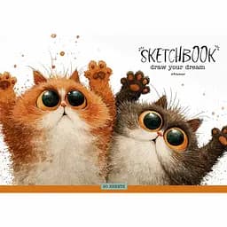 Альбом для малювання Star Коти склейка ВД-лак 20 аркушів 15 шт. (PB-GB-020-8572)