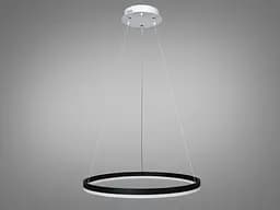 Люстра стельова LED Diasha D8174-600BK mmer D8174-600BK, 42W, чорний метал, для коридору, вітальні, кухні - мініатюра 3