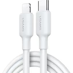 Кабель Usams SJ611 U84 Type-C To Lightning PD 20W Charging Data Cable 2 м Белый