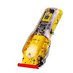 Машинка для стрижки волосся Sokany SK-LF-9970 акумуляторна з насадками, жовтий Sokany SKLF9970