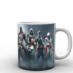 Кухоль GeekLand Assassins Creed персонажі AC.02.05 330 мл білий