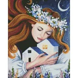 Алмазна мозаїка Ideyka Огни родного дома ©O.Salaris AMO7403 40х50 см