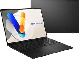 Ноутбук ASUS Vivobook S 16 S5606CA-RI083 16 3K OLED, Intel Ultra 7 255H, 16GB, F1TB, UMA, NoOS, Чорний (90NB1553-M00380) - мініатюра 2
