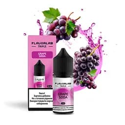 Набор компонентов для самозамеса солевой заправки Flavorlab Triple 30 мл Grape Soda, 0-65 мг (17540)