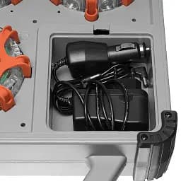 Комплект професійних ліхтарів Mactronic X-Flare Magnetic Red Blue Amber Recharg 30 Lm 12 V 220 V (PSD0112) - мініатюра 11
