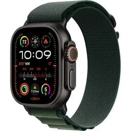 Смарт-годинник Apple Watch Ultra 2 49mm Black Titanium Case with Dark Green Alpine Loop Small (MX4Q3) [114890]