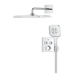 Душова система прихованого монтажу Grohe Grohtherm Smartcontrol з Rainshower 310 Mono Cube 34865000, Хром - мініатюра 3