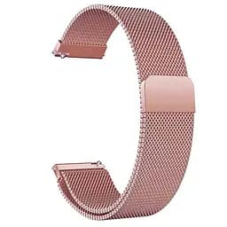 Ремешок Milanese Loop для Smart Watch 22mm Pink