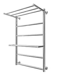 Водяной полотенцесушитель Mario Inox Анкона 770x530/500 1.8.044544.P, Хром, нижнее