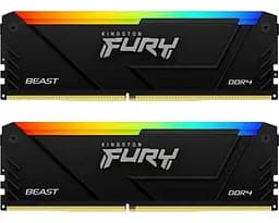Модуль пам'яті Kingston Fury DDR4 64GB (2x32) Beast 3200MHz RGB (KF432C16BB2AK2/64)