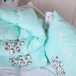Ковдра MirSon антиалергенна зима Kids Time 20-0030 Lambs 140x205 см EcoSilk (2200009664472) - мініатюра 3