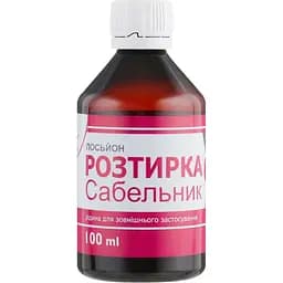 Лосьйон-розтирка Elixir Сабельник розігріваючий 100 мл