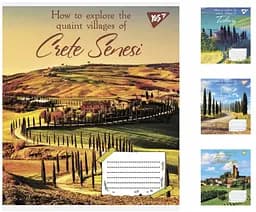 Тетради ученические 96 листов линия Yes Quaint village, 5 шт. в упаковке