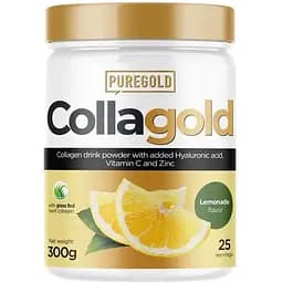 Препарат для суглобів і зв'язок Pure Gold Protein CollaGold, 300 грам - Лимонад