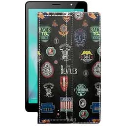 Чохол StatusCASE з екошкіри для планшету Tecno Tab P704a 4G Бітлз