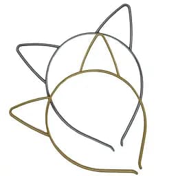 Ободок для волос "Ушки" La-beauty 0106-205, 12 штук