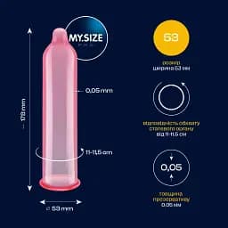 Презервативи My.Size Pro 53, 36 шт. - мініатюра 2