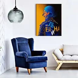 Картина постер на полотні BrushMe Вільна