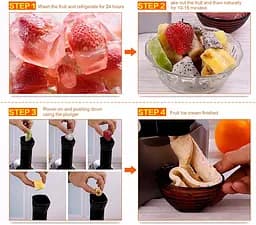 Морозивниця Yonanas Healthy Dessert Maker Princess Йонанас, сорбетниця Original - мініатюра 4