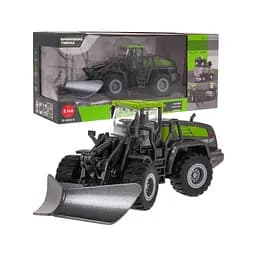 Бульдозер з металевими елементами та рухомими елементами для дітей